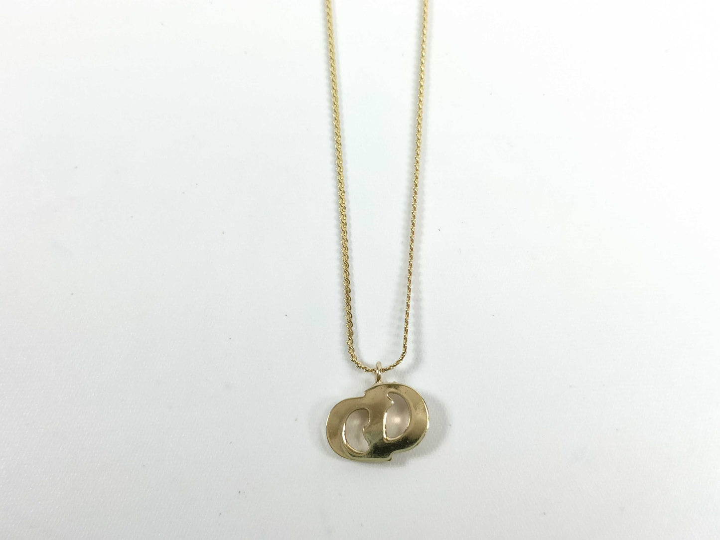 Dior CD logo necklace