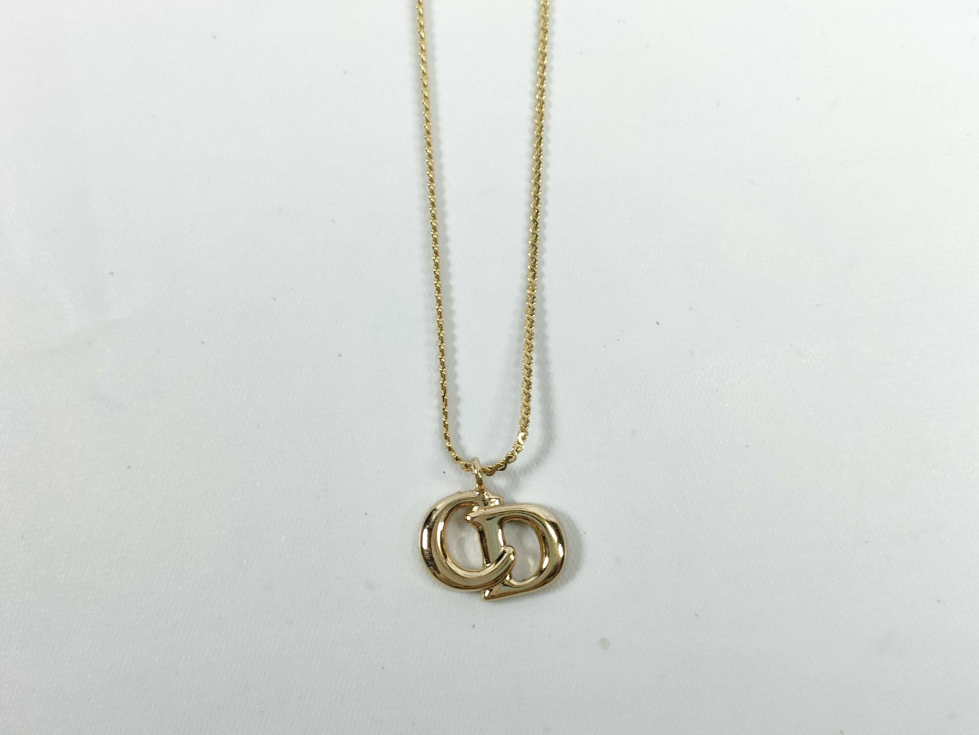 Dior CD logo necklace