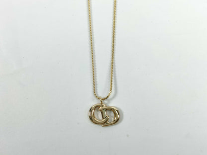 Dior CD logo necklace