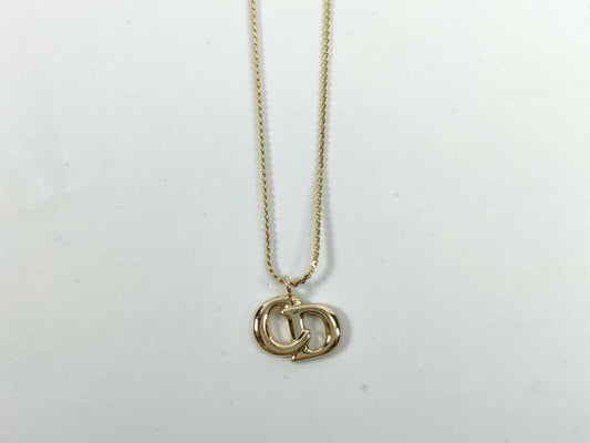 Dior CD logo necklace