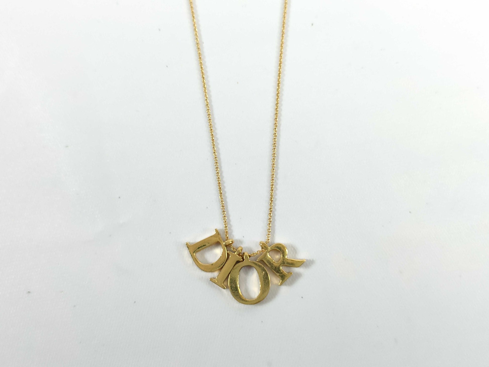 Dior Alphabet Logo Necklace