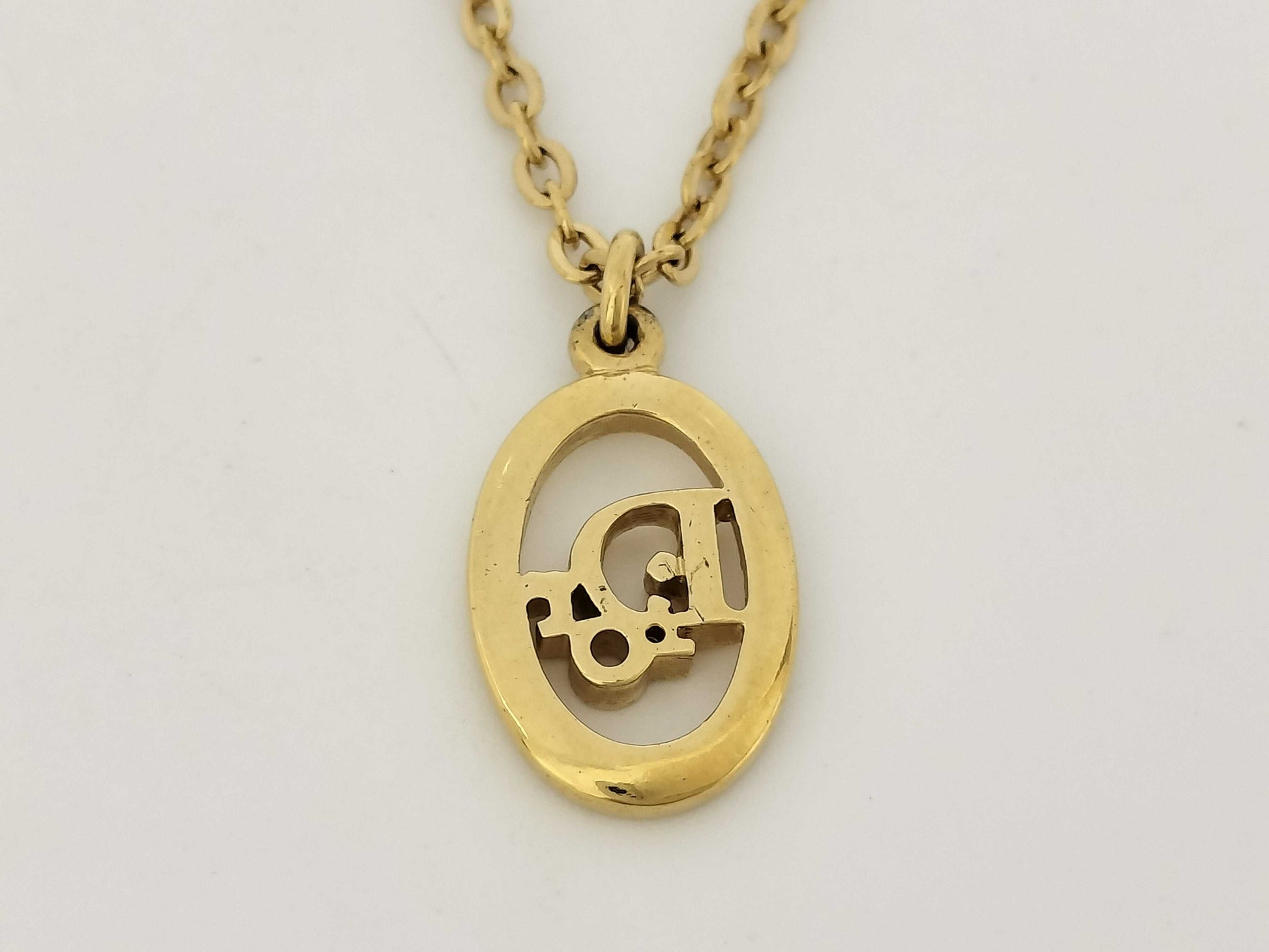 Dior Dior logo necklace necklace