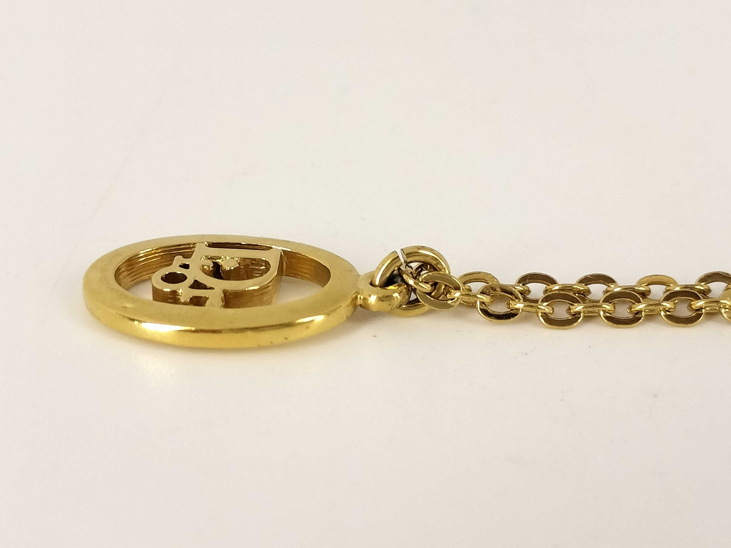 Dior Dior logo necklace necklace