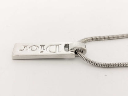 Dior Dior logo plate necklace necklace