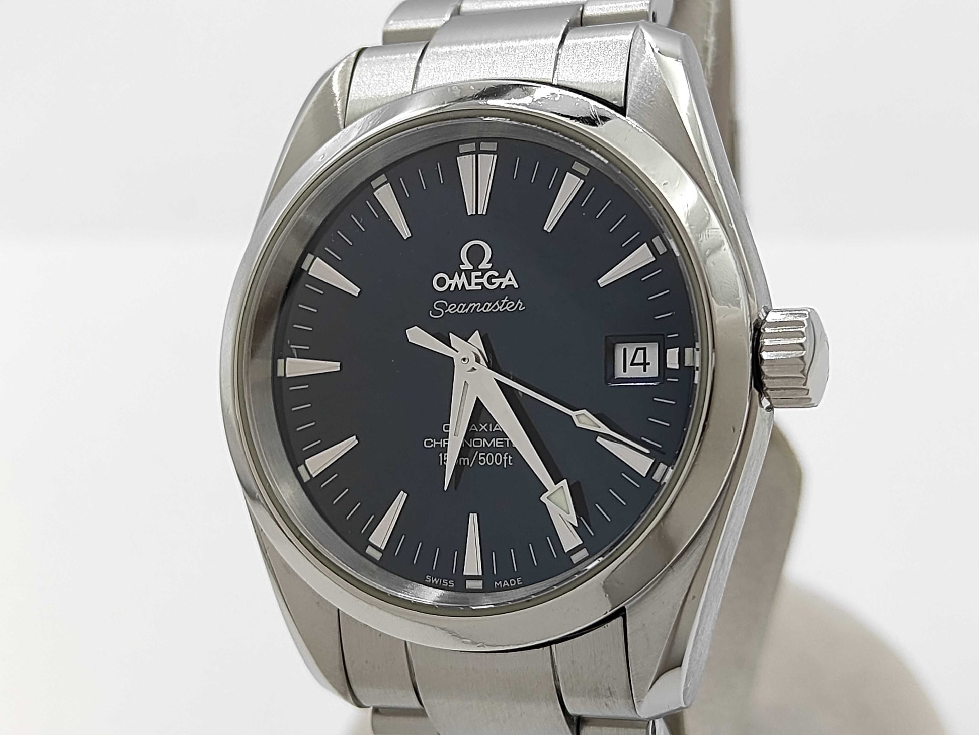 OMEGA 2504.80 80560012 Automatic Navy Dial Men's Watch