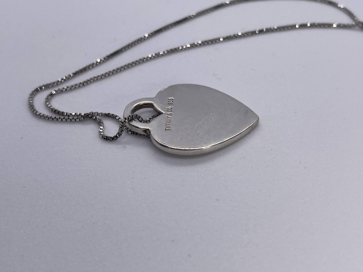 Tiffany & Co. Tiffany SV925 Return to Heart Tag Necklace, Approx. 5.9g