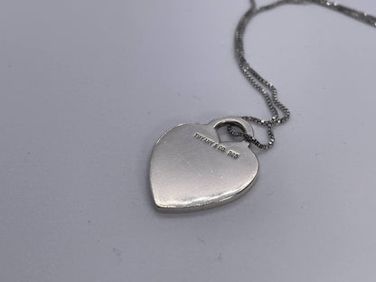 Tiffany & Co. Tiffany SV925 Return to Heart Tag Necklace, Approx. 5.9g
