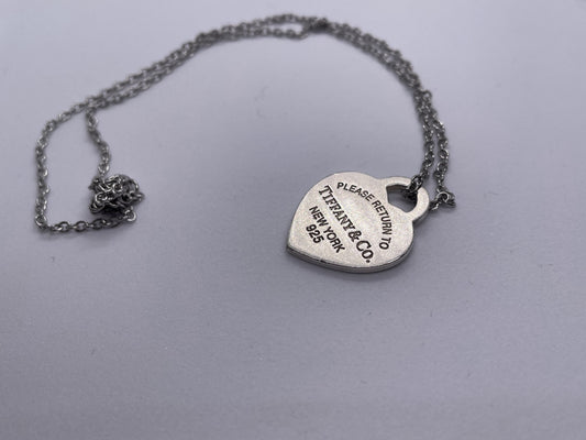 Tiffany & Co. SV925 Return to Heart Tag Necklace Pendant, Approx. 5.5g