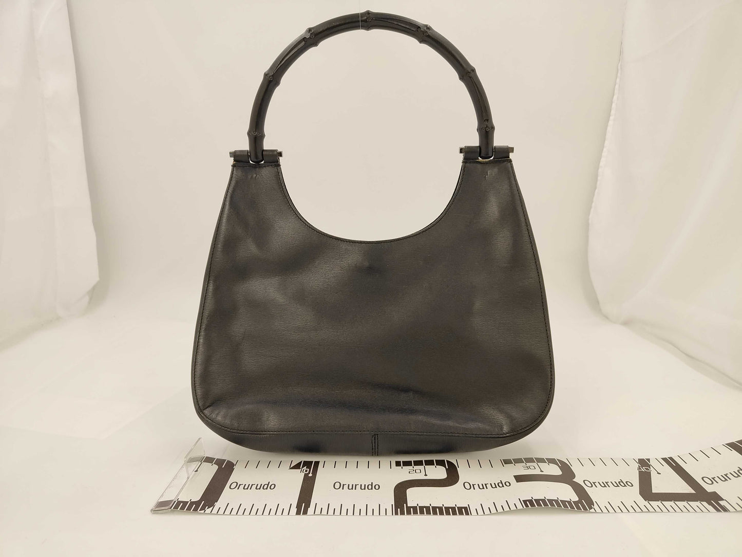 GUCCI Gucci Leather Bamboo Handbag Handbag