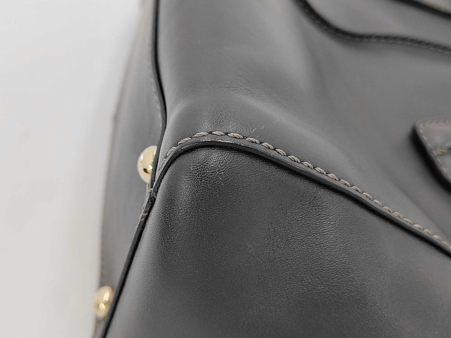 TODS Leather D-Styling D-Bag 2-Way Handbag Black