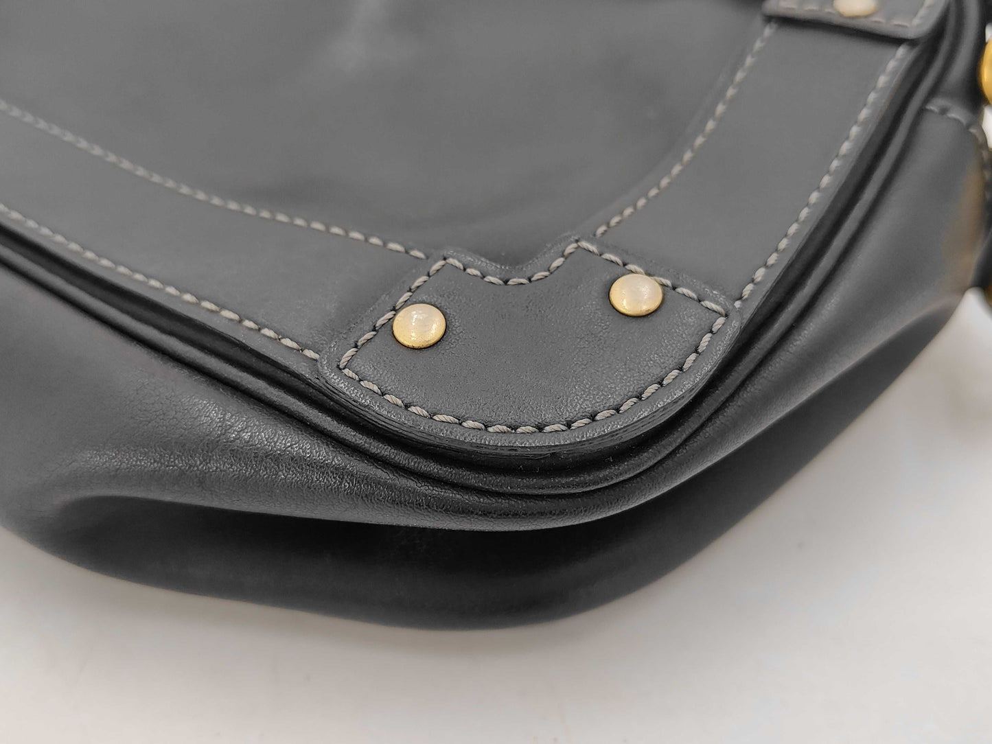 Chloe Eden Leather Shoulder Bag, Black