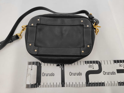 Chloe Eden Leather Shoulder Bag, Black