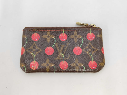 LOUIS VUITTON Monogram Cherry Pochette Cle Coin Case