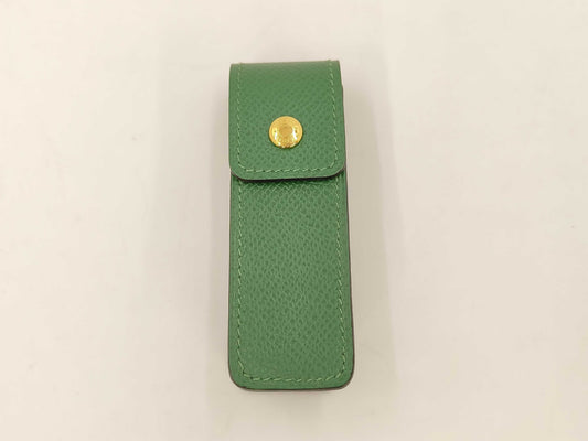 HERMES Leather Lip Case/Gum Case Pouch