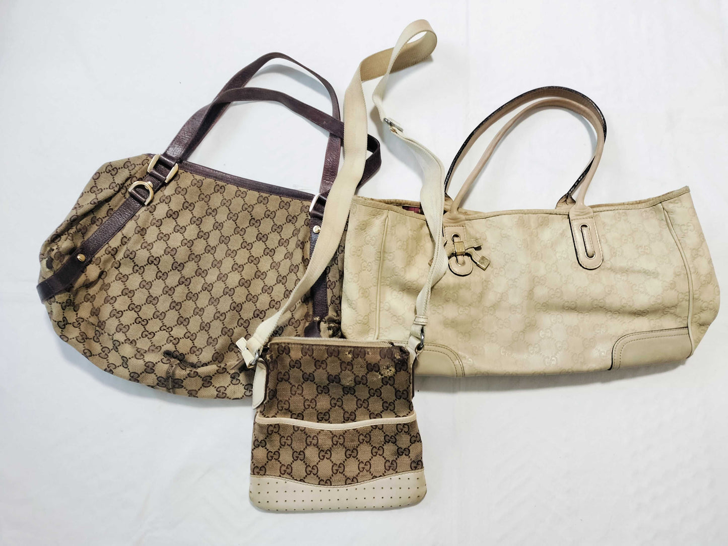 GUCCI Guccissima Gucci 3-piece bag set GG Guccissima and other handbags