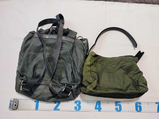 PRADA Nylon Prada Backpack and 2 other bags