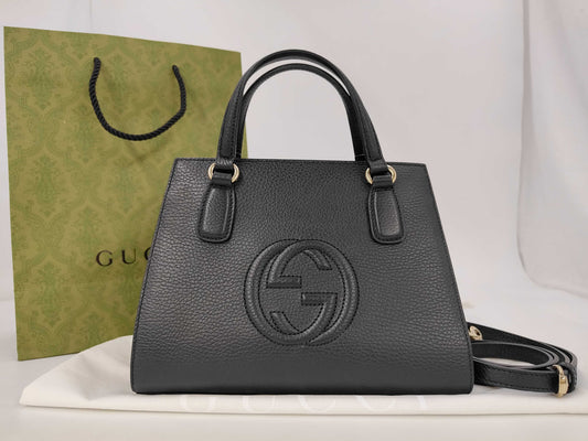 GUCCI Soho 607722 2-way handbag with shoulder strap
