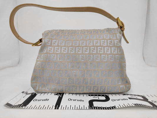 FENDI Mamma Bucket Zucchino Shoulder Bag with Gold Hardware