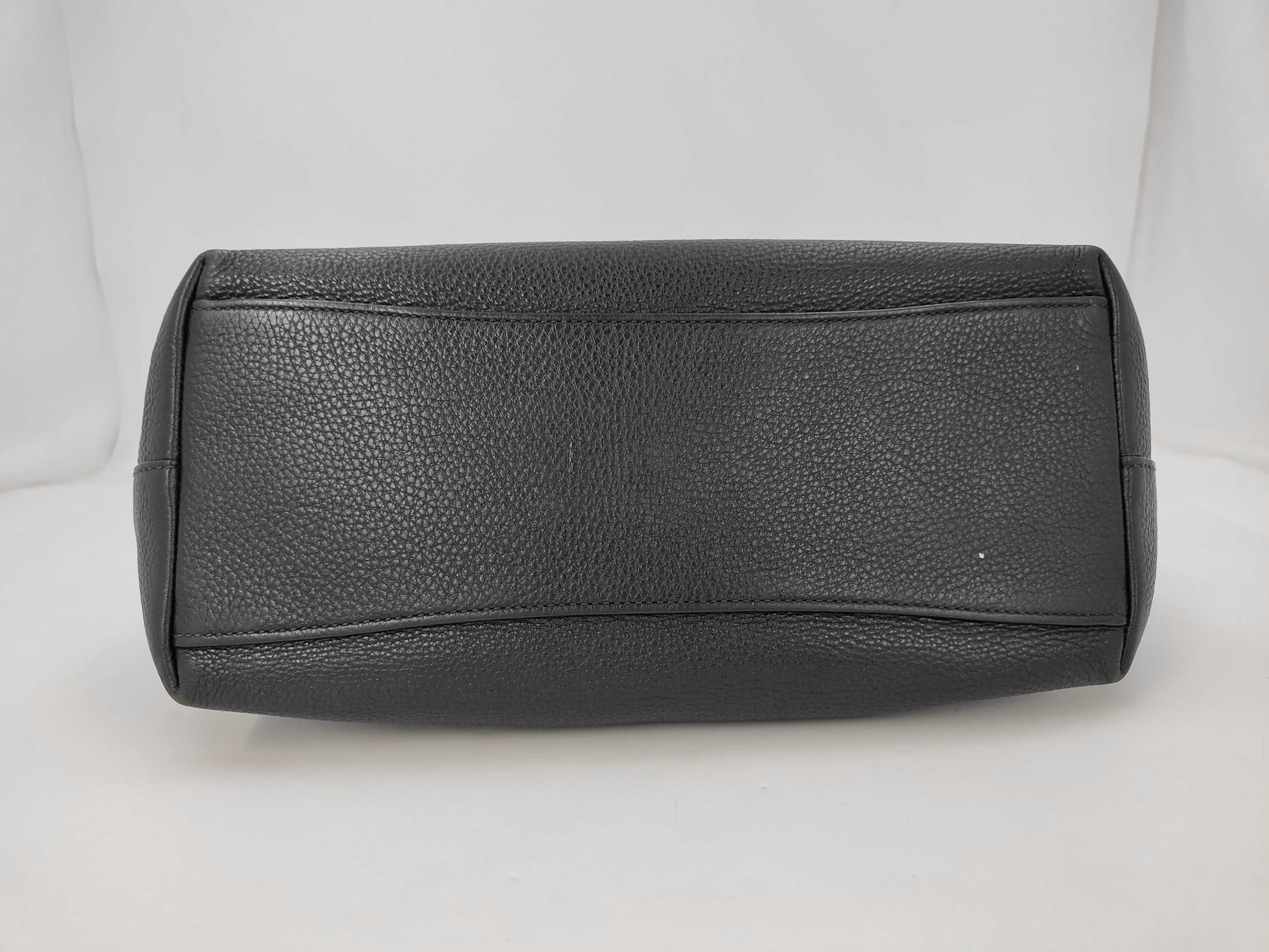 PRADA Prada logo embossed leather tote bag