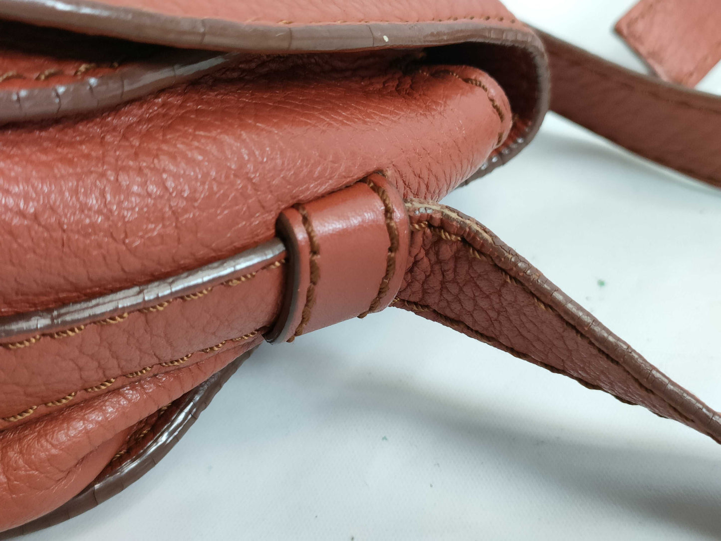 Chloe Chloe Marcie Orange Shoulder Bag