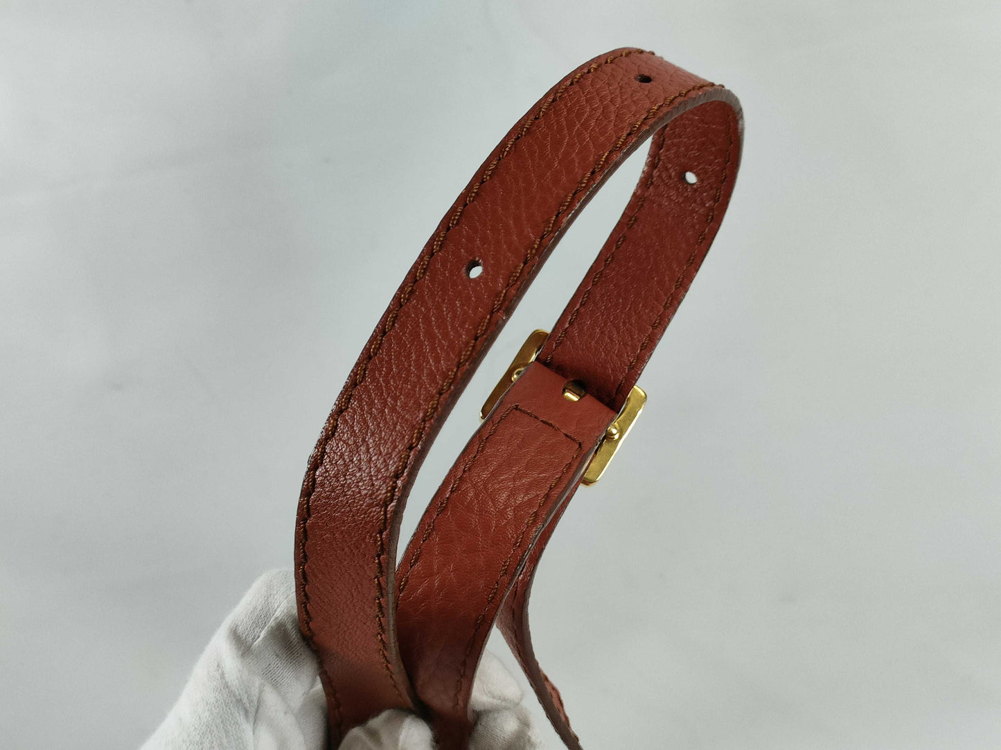 Chloe Chloe Marcie Orange Shoulder Bag