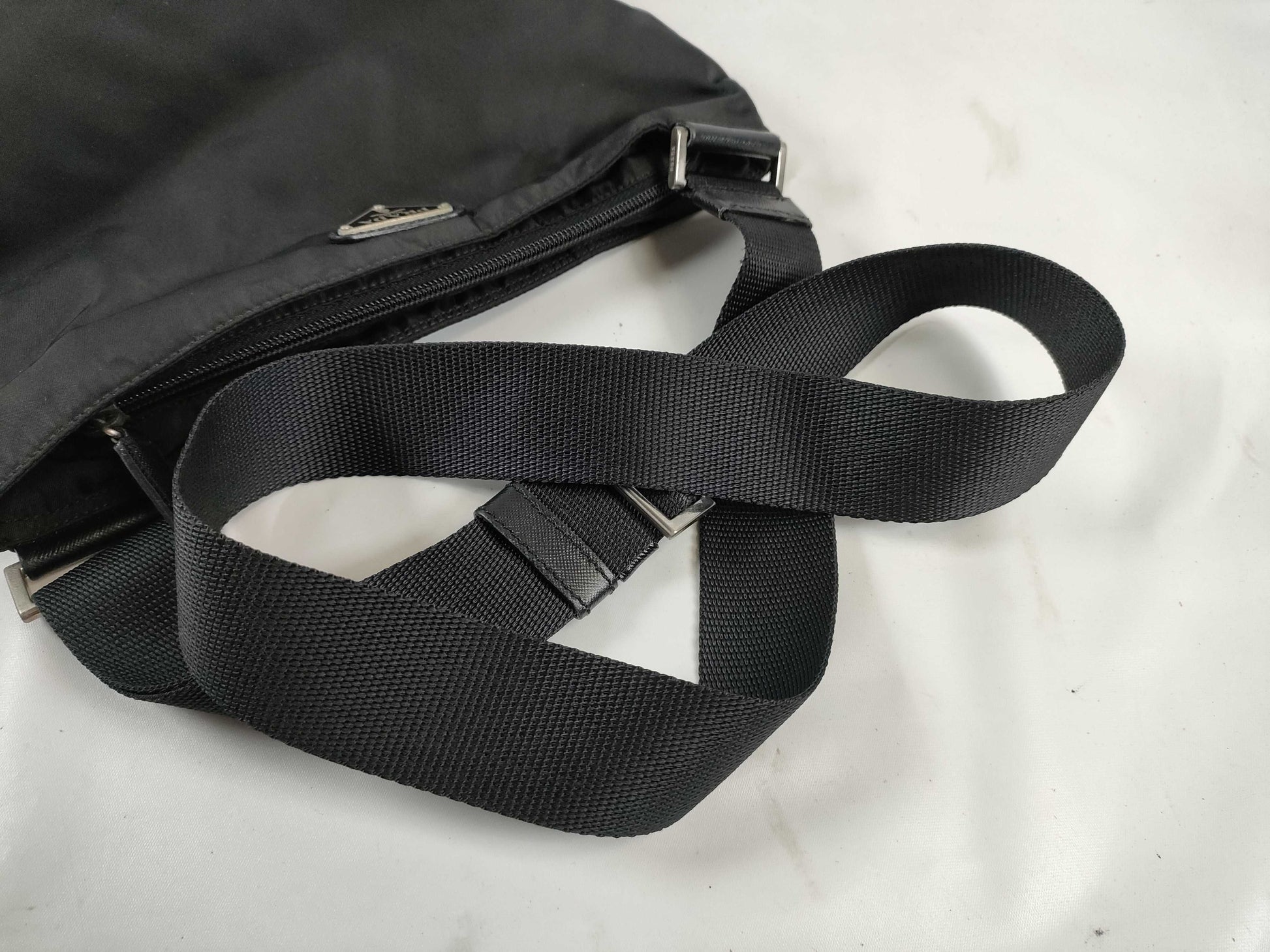 PRADA nylon shoulder bag