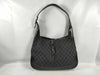 GUCCI GG Canvas Jackie GG Canvas Black Shoulder Bag