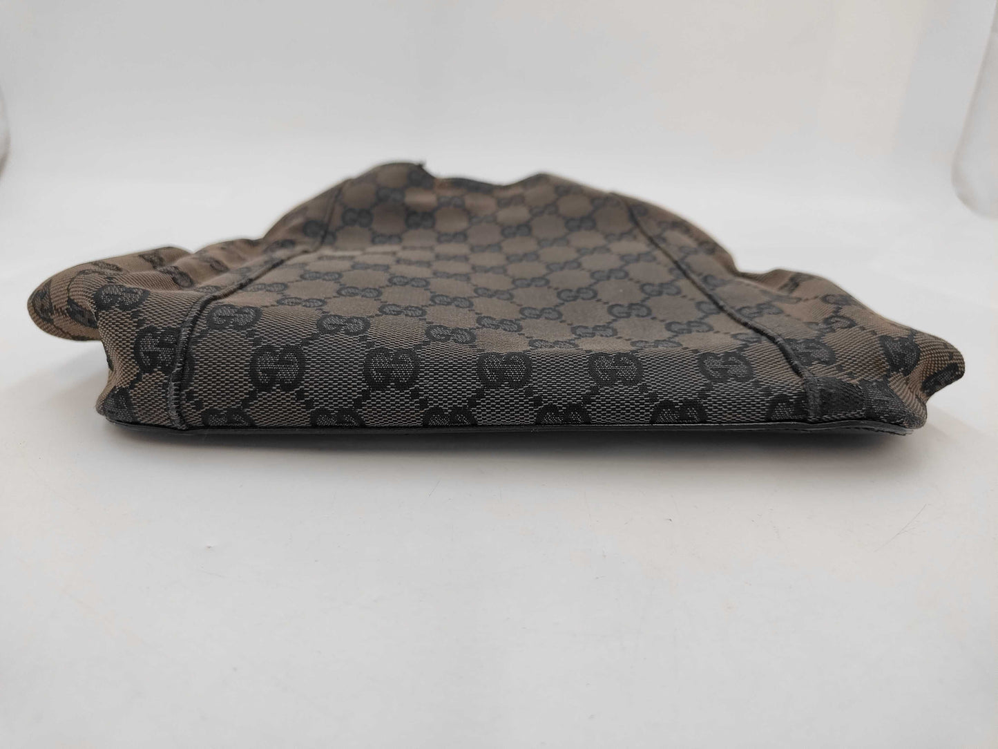 GUCCI GUCCI Gucci Ring Handle 001 3750 GG Canvas Handbag Drawstring Bag