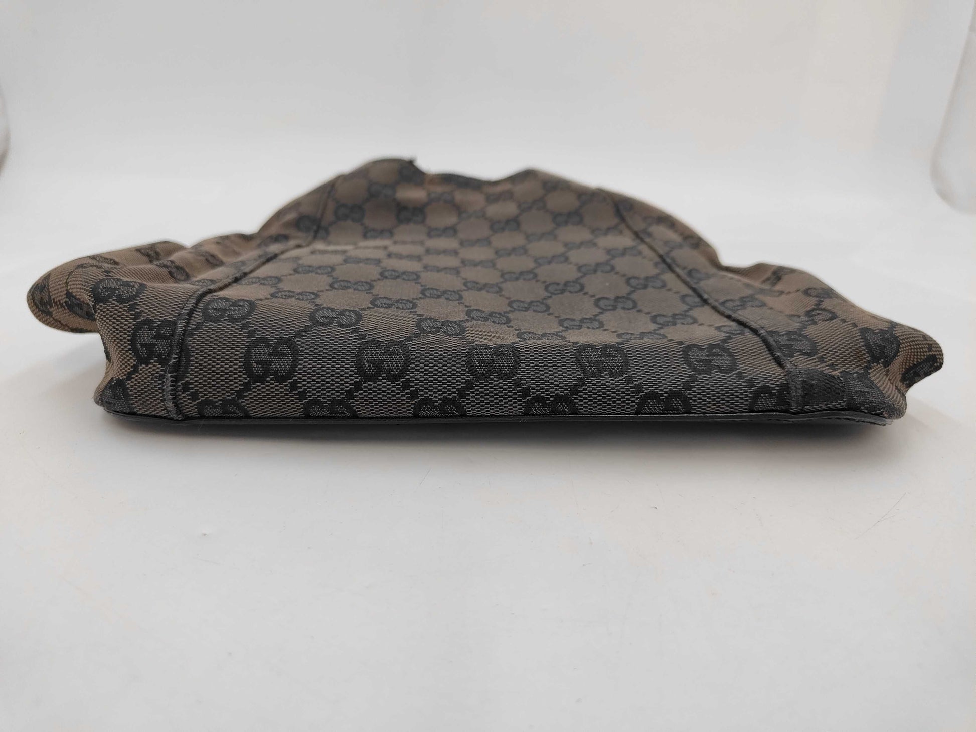 GUCCI GUCCI Gucci Ring Handle 001 3750 GG Canvas Handbag Drawstring Bag