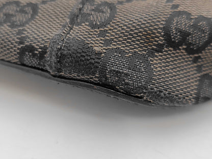 GUCCI GUCCI Gucci Ring Handle 001 3750 GG Canvas Handbag Drawstring Bag