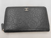 CHANEL CHANEL Organizer Camellia Coco Mark Long Wallet Leather Wallet