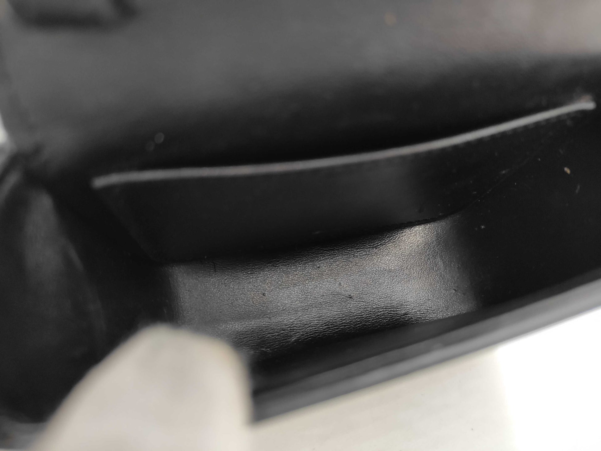 CELINE Mini Claude Leather Black Shoulder Bag