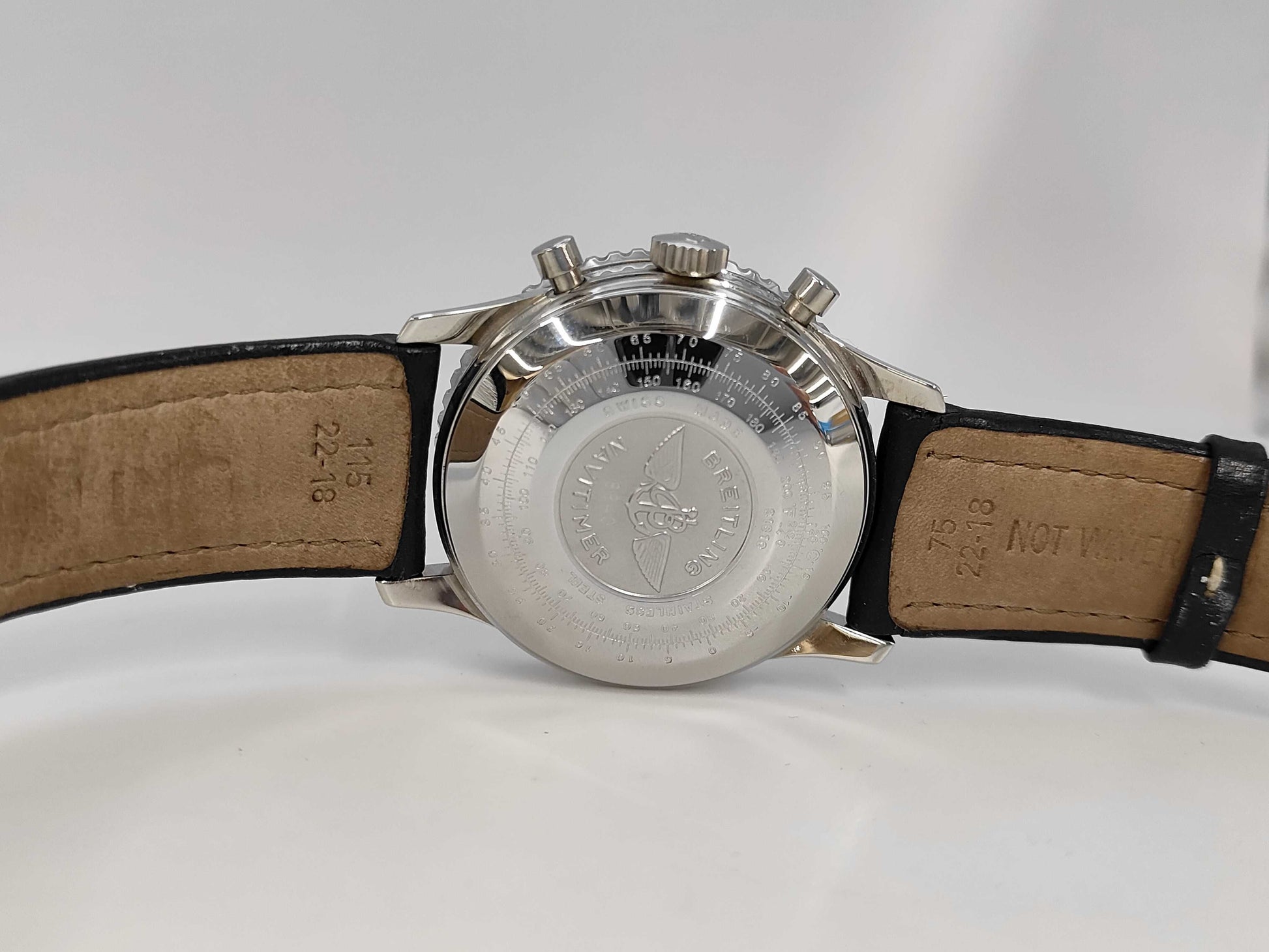 BREITLING Old Navitimer Chronograph 81610 Black Dial Automatic Men's Watch