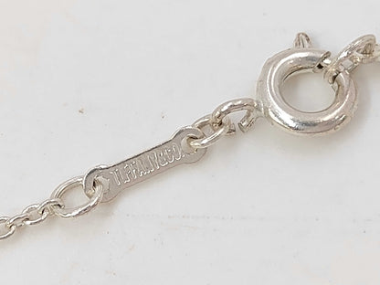 Tiffany & Co. Tiffany Open Heart SV925 Necklace 3.39g Necklace