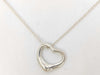 Tiffany & Co. Tiffany Open Heart SV925 Necklace 3.39g Necklace