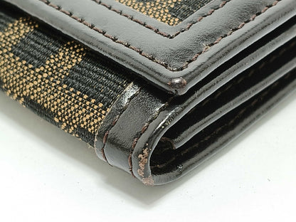 FENDI Zucca pattern Fendi Zucca bifold long wallet