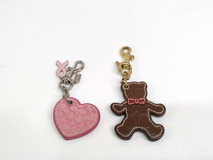 COACH Keychain Set of 2 Key Cases/Keychains