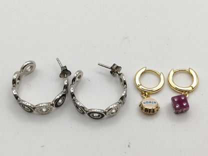 COACH 2-piece earring set