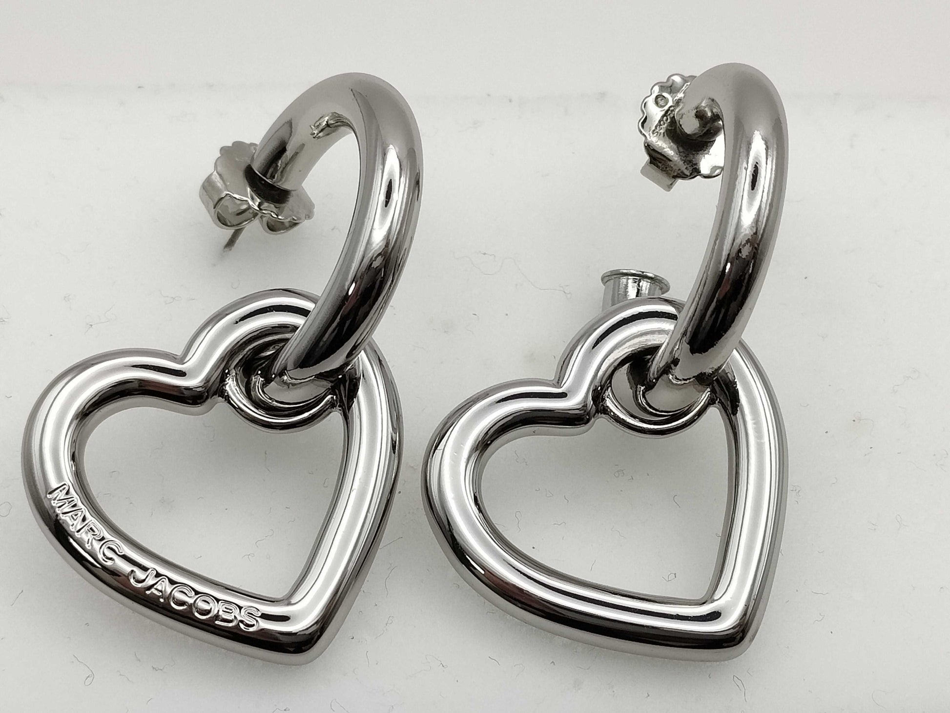 MARC JACOBS Heart Hoop Earrings