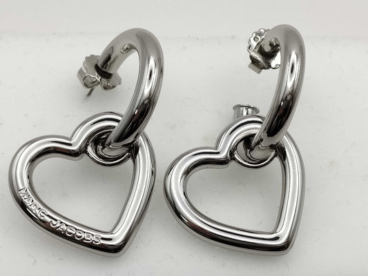 MARC JACOBS Heart Hoop Earrings