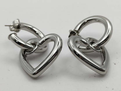 MARC JACOBS Heart Hoop Earrings