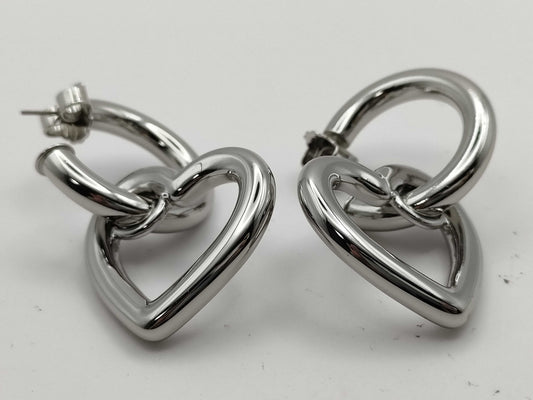 MARC JACOBS Heart Hoop Earrings
