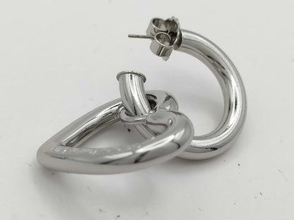 MARC JACOBS Heart Hoop Earrings