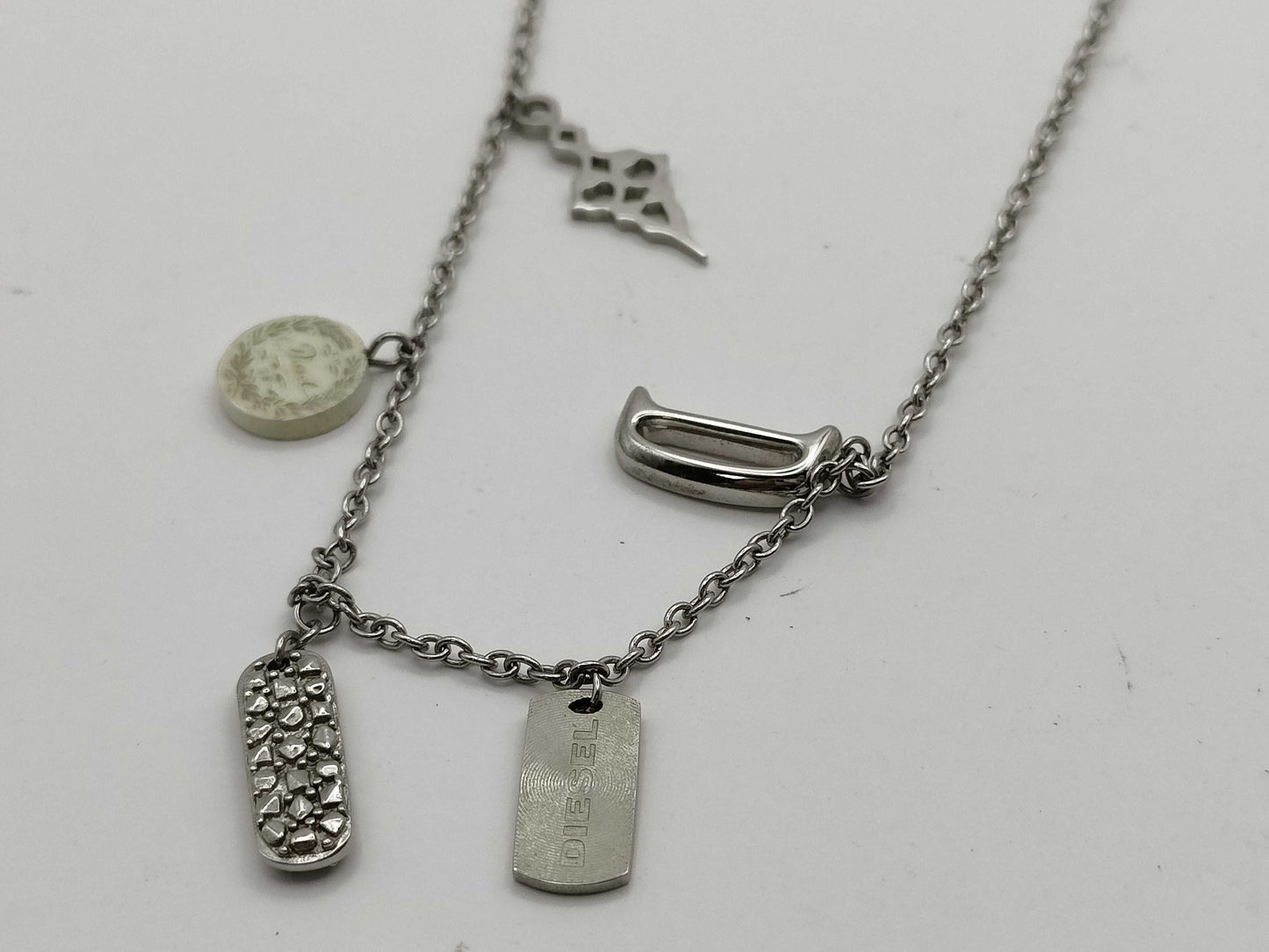DIESEL Multi-Charm Necklace