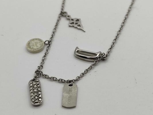 DIESEL Multi-Charm Necklace