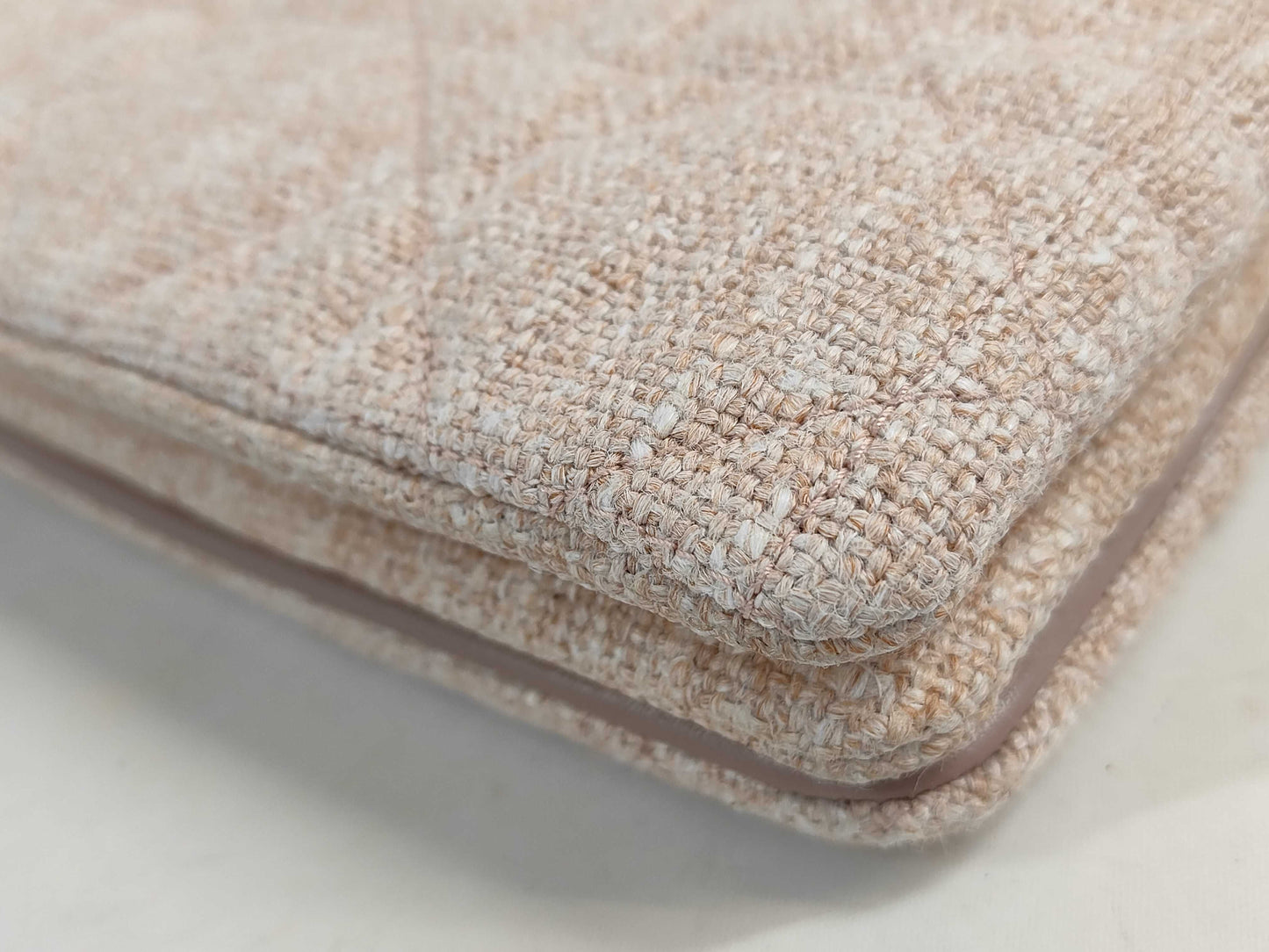 Dior Christian Dior CARO Chain Shoulder Bag Tweed Cannage Clutch Bag