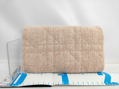 Dior Christian Dior CARO Chain Shoulder Bag Tweed Cannage Clutch Bag