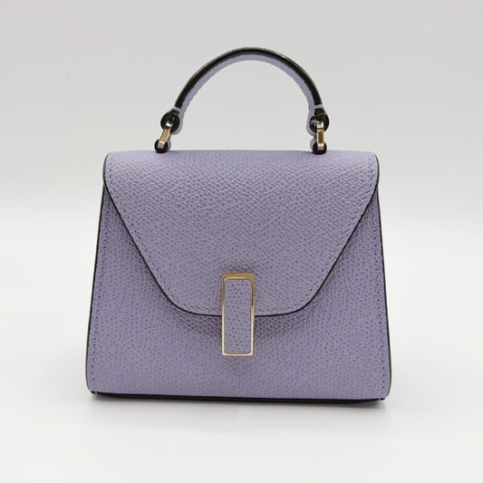 Valextra Iside Belt Leather 2-Way Waist Pouch Purple