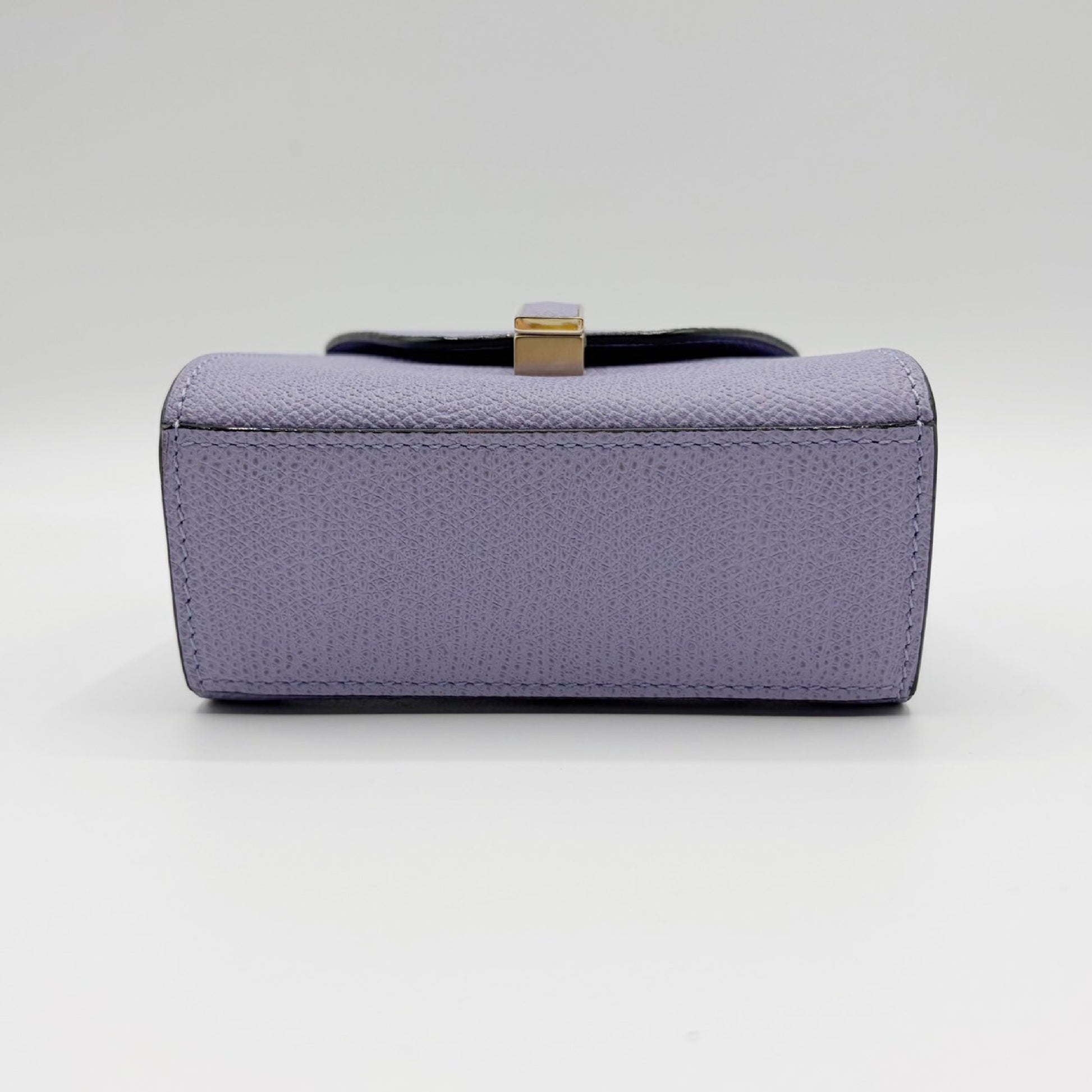 Valextra Iside Belt Leather 2-Way Waist Pouch Purple