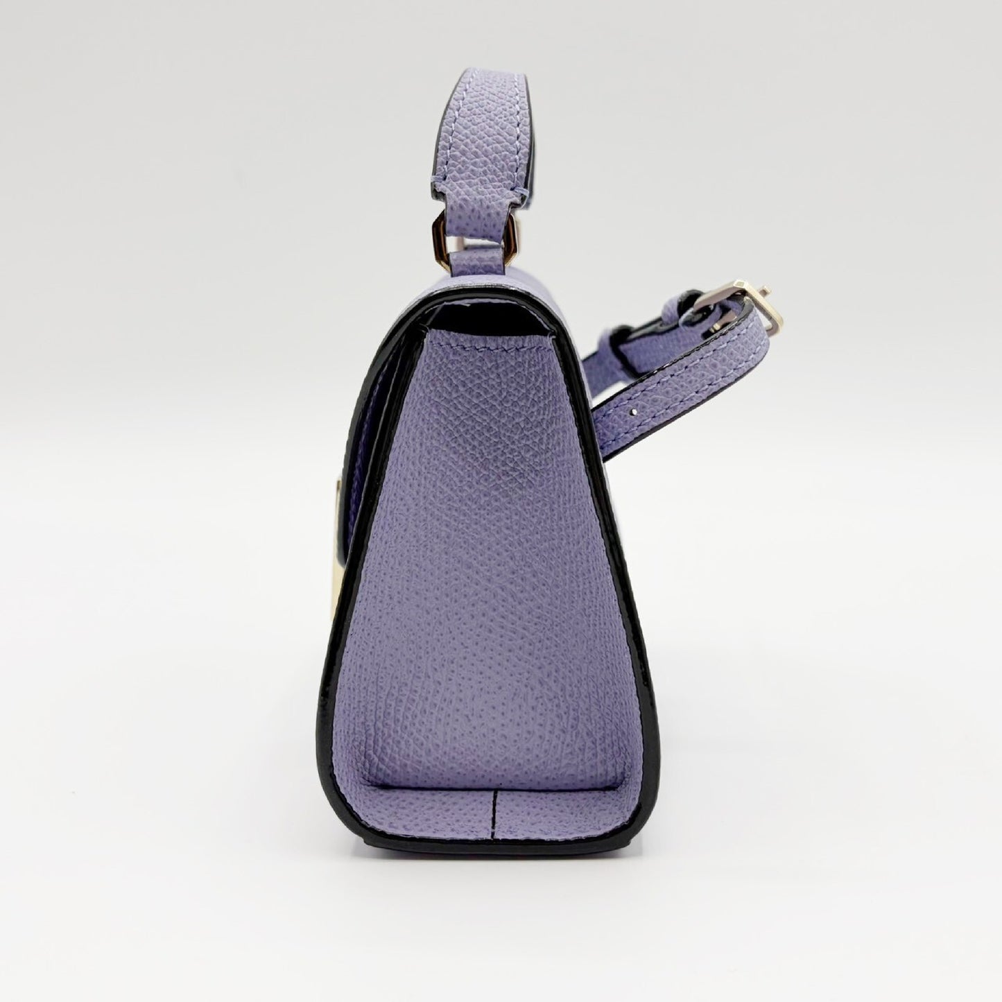 Valextra Iside Belt Leather 2-Way Waist Pouch Purple